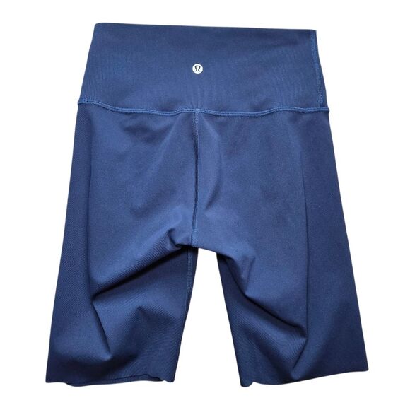 Lululemon Wunder Under High-Rise Short 9" - Navy - Picture 3 of 7